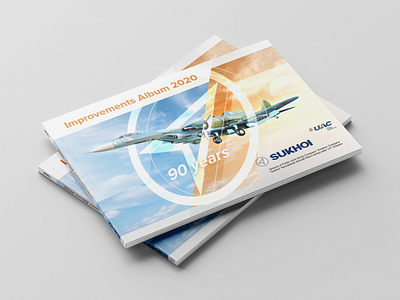 Sukhoi Album 2020 Cover album booklet brochure collage cover cover design design illustration perfect bind presentation print design sukhoi