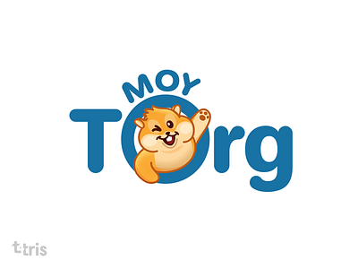 moytorg.ru classifieds logo branding classifields hamster logo mascot vector