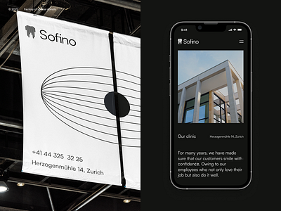 Sofino / Website for dental clinic in Zurich