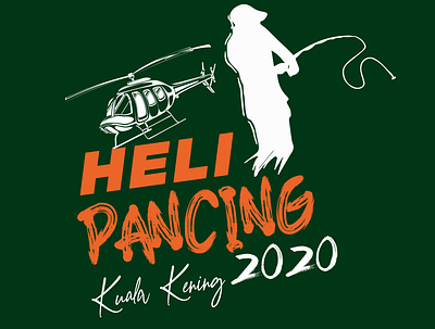 HELI PANCING KUALA KENING 2020 design illustration