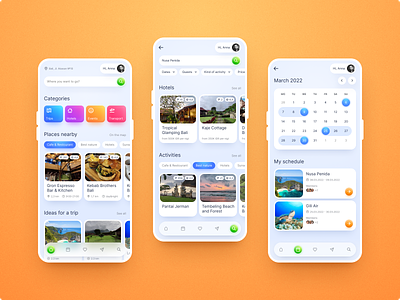 Mobile app for travelers android app design interface ios mobile mobile app travel travel planner ui ux