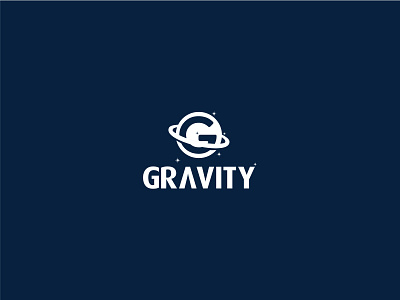 Gravity Logo earth gravity logo logo design planet space