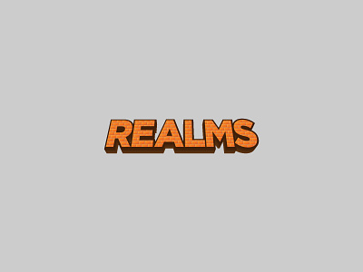 Realms Logo game app logo game logo gaming logo logodesign