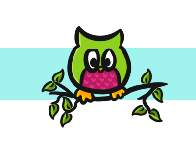Owl art icon illustrator logo owl vector