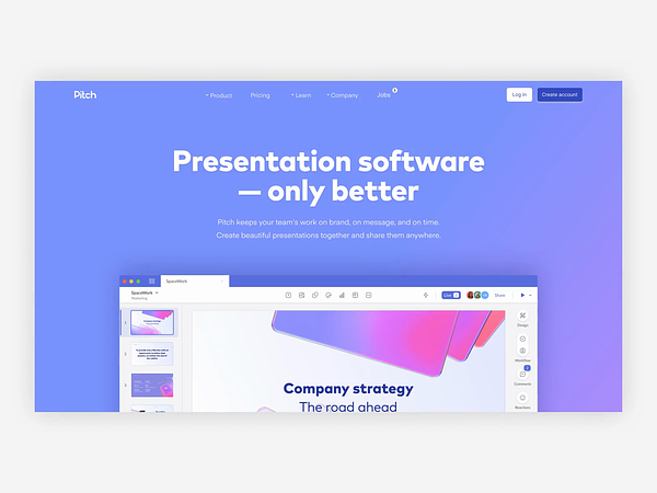 presentation creating websites