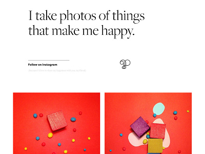 Instagram Shots Live Feed instagram photography portfolio semplice semplicelabs website