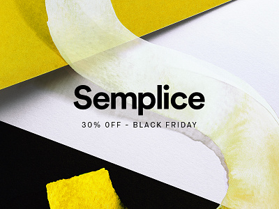 30% off on Semplice for Black Friday