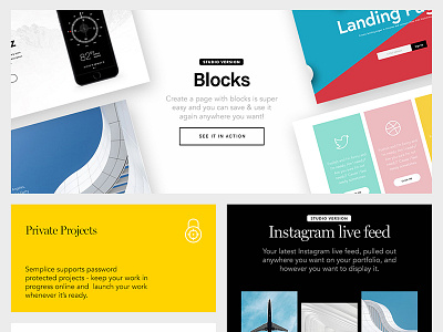 Semplice Feature Page
