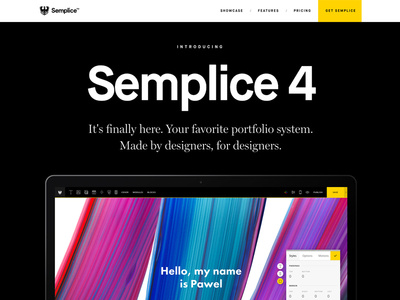 Semplice 4 is here :) semplice