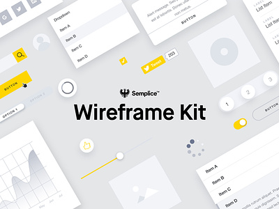 Semplice Wireframe Kit