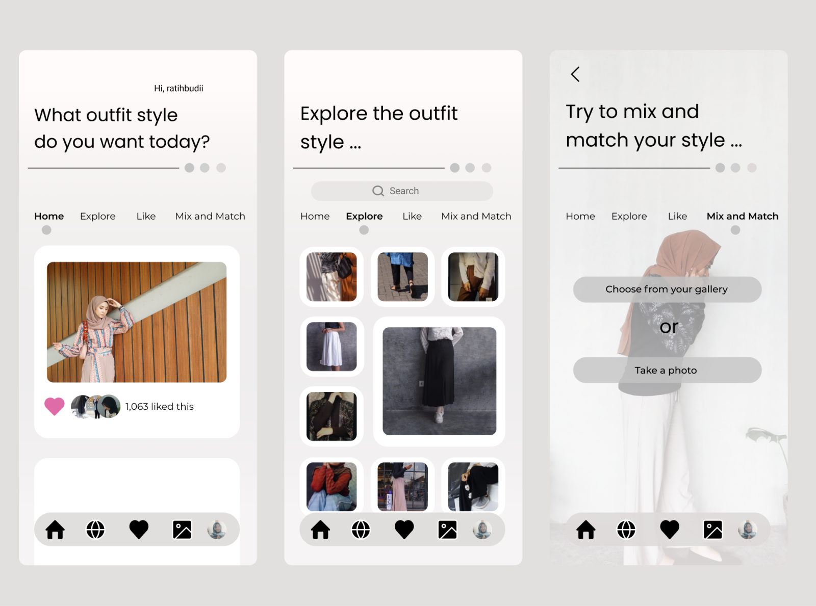 Outfit Style App By Ratih Budi Setyorini On Dribbble