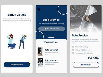 beaux visuele - A booking photos or videos app android app app design branding clean design illustration ios iphone photography studio typography ui ui design ux videography visual