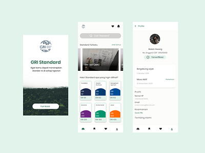 GRI Standard App android app app design clean clean design design ios iphone minimal ui ux