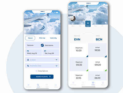 Flight Booking App app app design application design graphic design logo ui ui design uiux user interface userinterface ux uxdesign