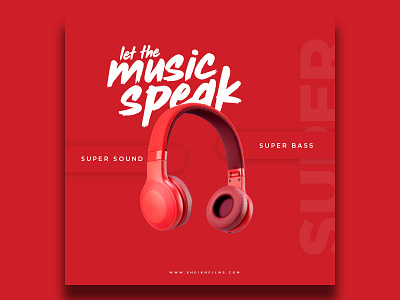 Let the Music Speak brand identity socialmedia socialmediapost typography