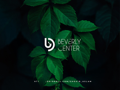 BC Monogram logo for BC ( Beverly Center ) brand identity branding design flat illustration logo minimal minimalist logo typography vector