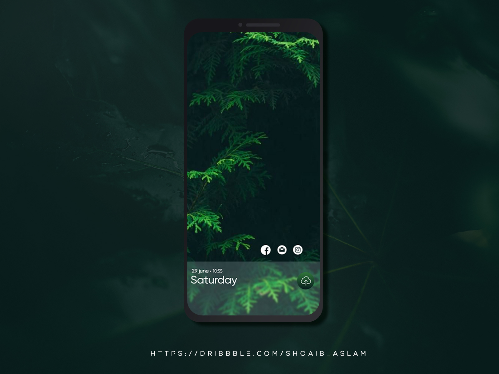 Home screen UI by Shoaib Aslam on Dribbble