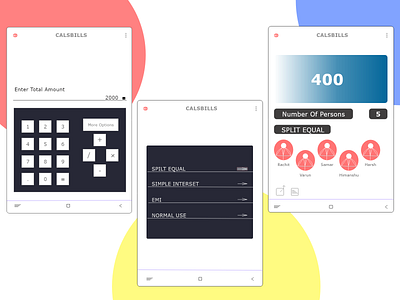 DailyUI #004 calculator adobe adobexd branding calculator ui daily 100 challenge daily ui design illustration typography ui web