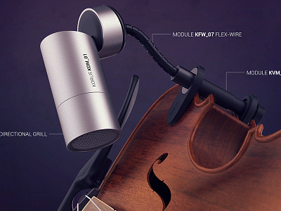 KORUS ∙ Wireless Modular Microphone Concept dynamic industrial microphone modular music technology