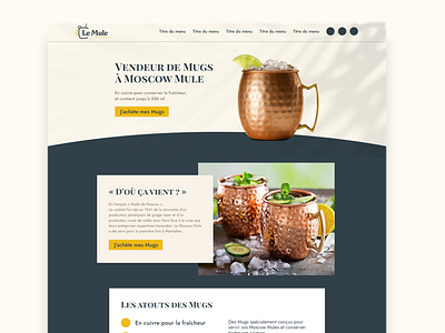 Mule Mug alcohol drink green moscow mule party summer ui ux webdesign