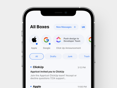 MailBox of iOS 15