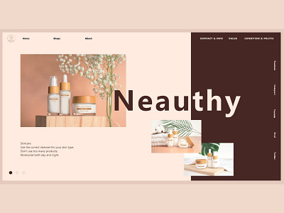 UI design branding design minimal ui web website