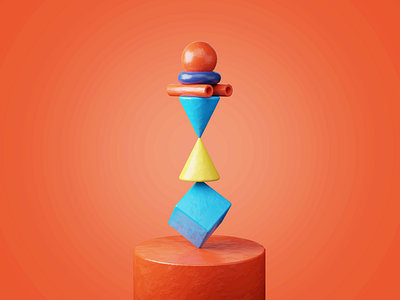 Balance!!! 3d 3d abstract 3d art 3d design 3d graphic 3d illustration 3dgraphics 3dillustration abstract abstract art abstract illustration blender design illustration