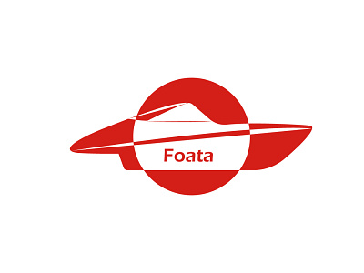 Foata Boat Logo boal boat branding dailylogochallenge day 23 design flat fregate icon illustration logo logo design minimal ocean red sail sea web white yacht