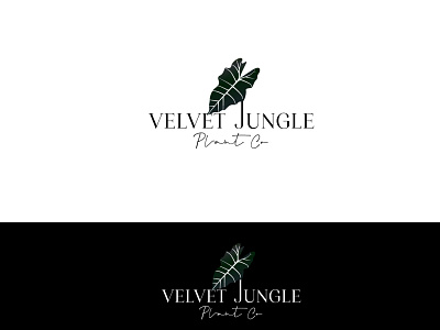 Logo for Jungle Plants Shop branding design exotic flat flowers icon illustration jungle logo logo design minimal plants shop tropical ui vector