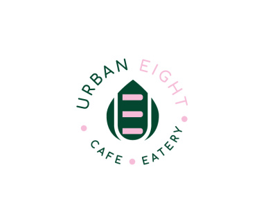 Urban Jungle Cafe Logo branding cafe design eco flat green icon illustration jungle logo logo design minimal organic ui urban vector