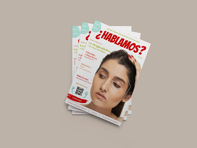 Hablamos - magazine for learning Spanish cover design design illustration journal language learning layout logo design magazine minimal modern spanish