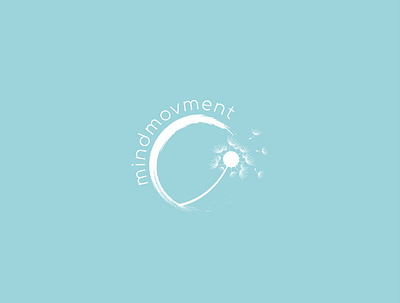 Mindmovment - Qigong Classes Logo branding classes dandelion design flat harmony icon illustration logo logo design meditation mindfullness minimal movement qigong school ui vector yoga zen