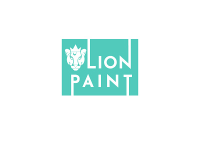 Paints Company Logo Design branding design flat icon illustration lion logo logo design manufacture minimal paints repair vector