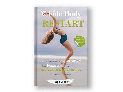 Book Cover Design body book cover design diet ebook girl health layout life mind popular publishing reading restart woman