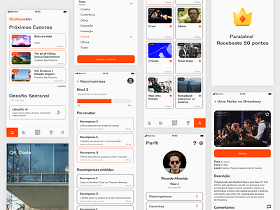 CultureInn - Events App app clean culture design figma mobile mobile app ui uidesign ux uxdesign