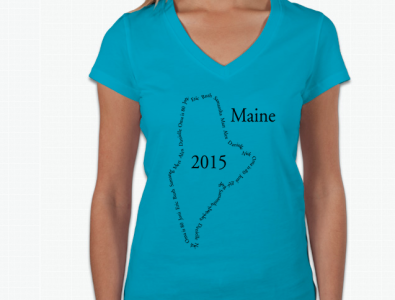 T-shirt design Maine