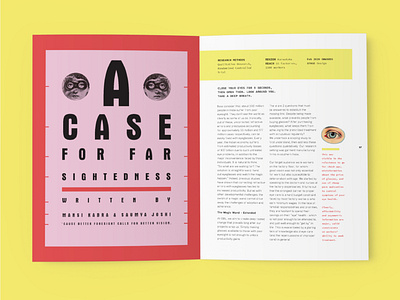 Typography for Magazine Article