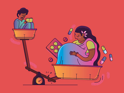 Editorial Illustration on Women's Sexual Health