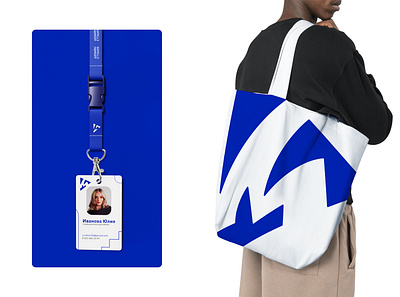 Brand Identity bag blue branding design identity minimalism modern design