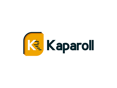 Kaparoll branding design flat illustrator lettering logo minimal vector web website