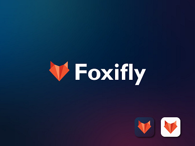Foxifly Travel Agency Logo branding creative logo custom logo design logo logo design minimalist modern logo simple logo travel logo
