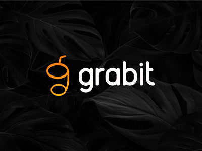 Grabit juice bar logo design