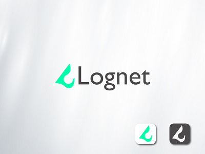 Lognet IT company logo design