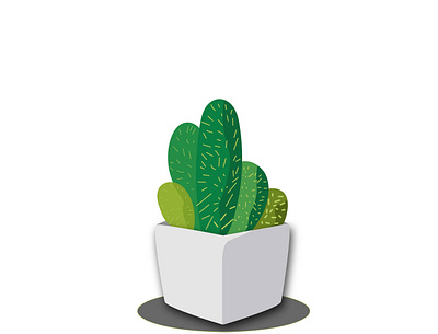 cactus ouch! art design graphic icon illustration illustrator logo minimal vector vectorart