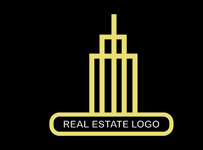 real estate app branding design flat icon logo minimal