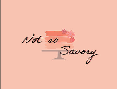 Not so savory 01 design illustration logo