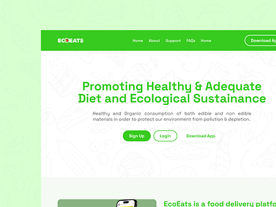 ECOEATS FOOD DELIVERY APP WEBSITE