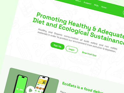 ECOEATS FOOD DELIVERY APP WEBSITE