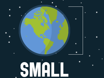 Small World blue earth graphic green space vector white