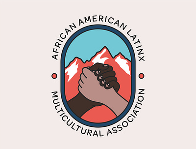 African American Latinx Multicultural Association Logo african american association black lives matter branding latino mexico multi ethnic racism togetherness wyoming